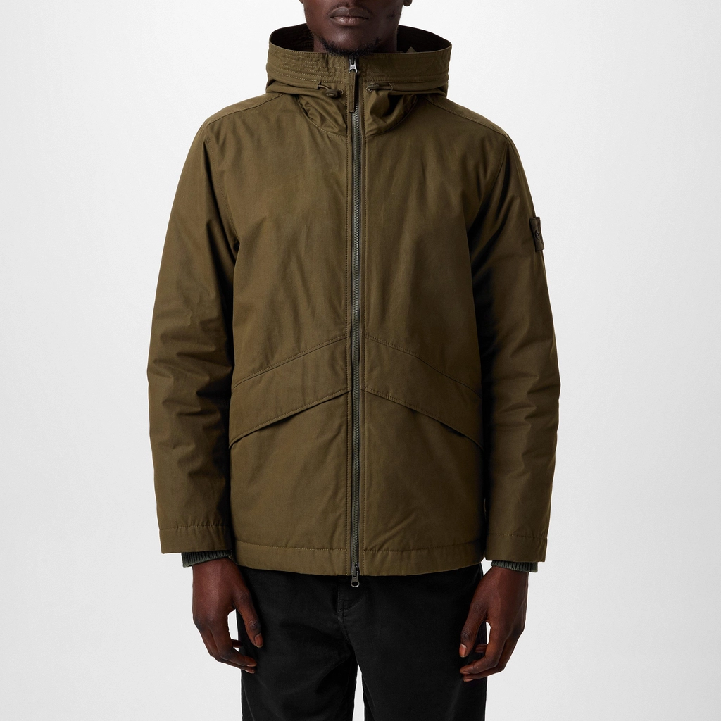 Stone Island Ghost Tank Shield Jacket - Verde Mil V0054